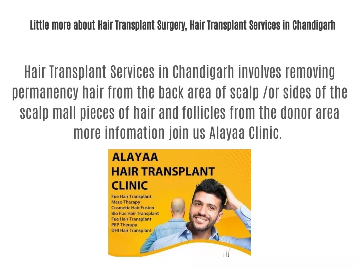 little more about hair transplant surgery hair