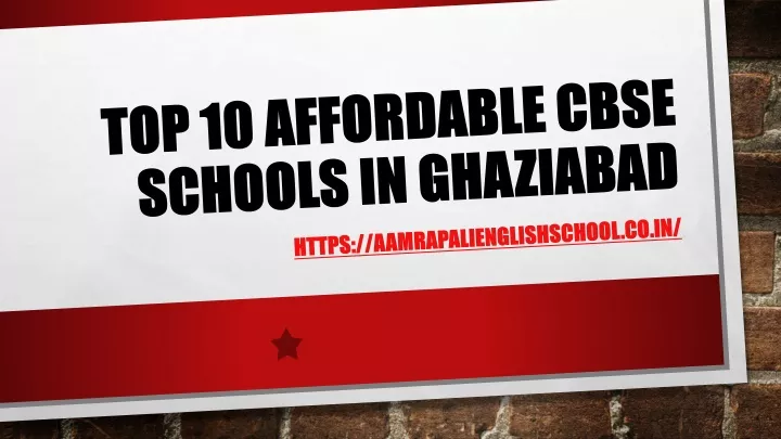 top 10 affordable cbse schools in ghaziabad