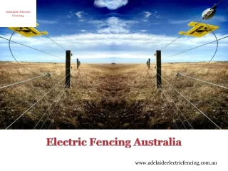 Electric Fencing Australia