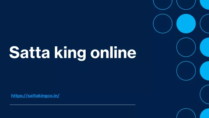 satta king online