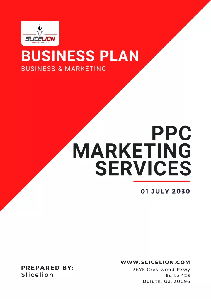 business plan business marketing