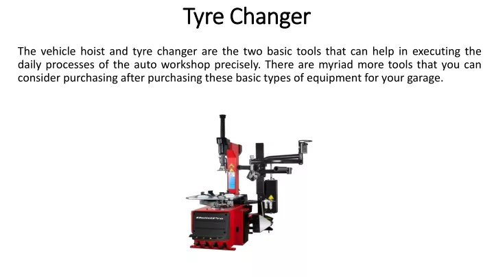 tyre changer