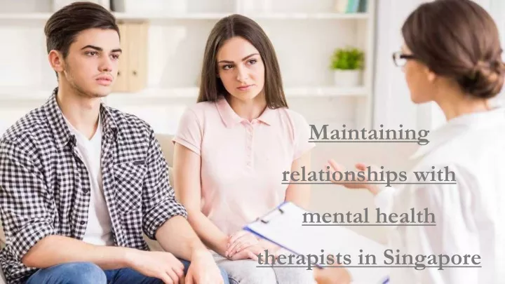 maintaining relationships with mental health