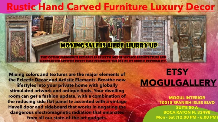 rustic hand carved furniture luxury decor
