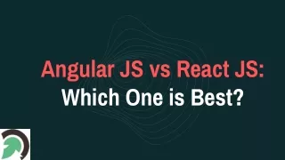 Angular JS vs React JS Which One is Best?