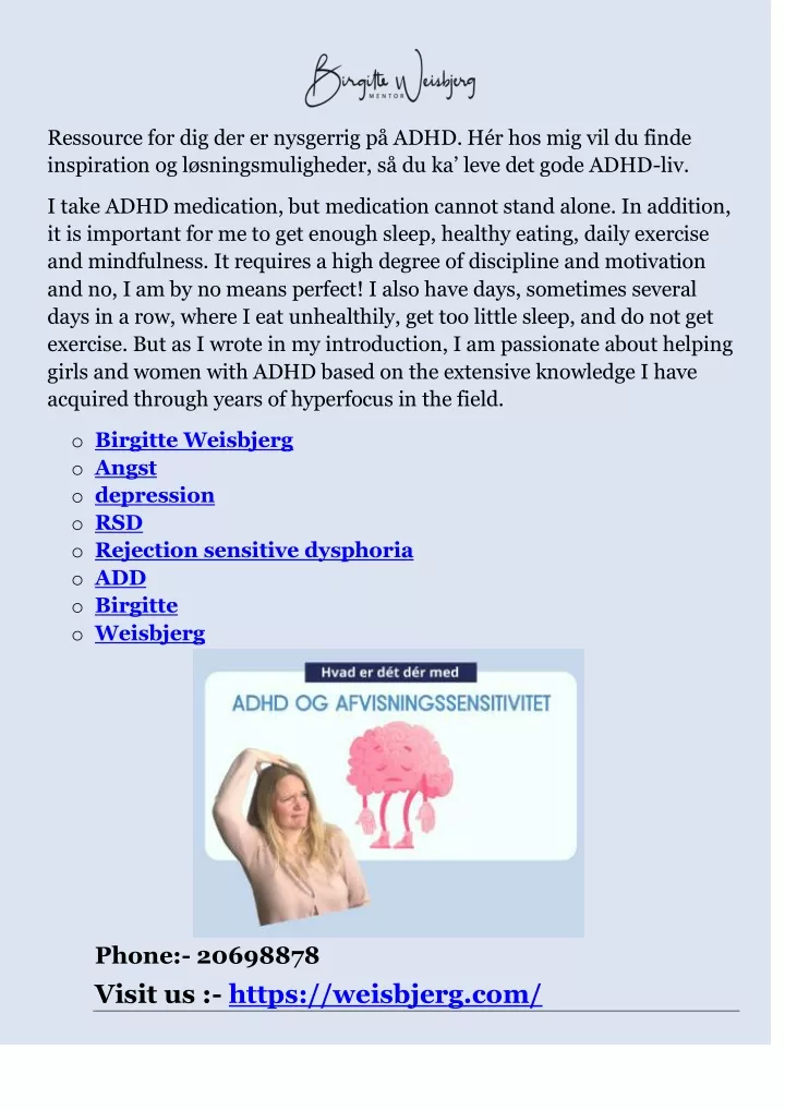 ressource for dig der er nysgerrig p adhd