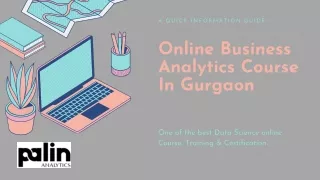Online Business Analytics Course In Gurgaon