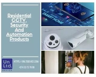 Residential CCTV, Security And Automation Products | Unltd Device