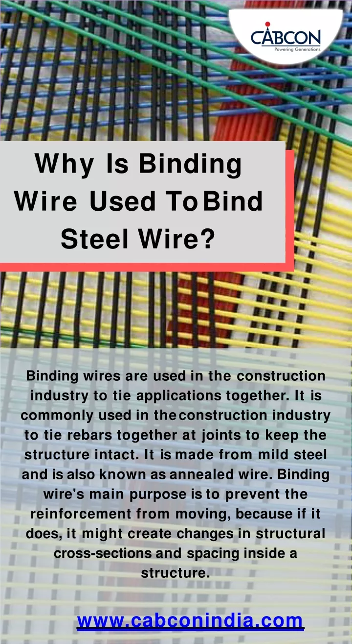 why is binding wire used to bind steel wire