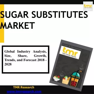 sugar substitutes market