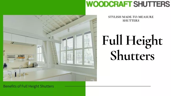 stylish made to measure shutters