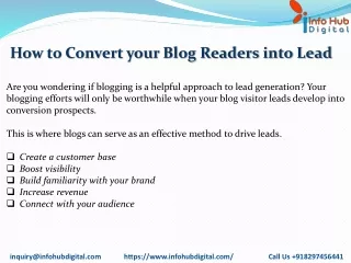 How to Convert your Blog Readers into LeadPDF
