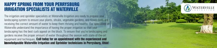 happy spring from your perrysburg irrigation