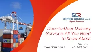 Door to door cargo services