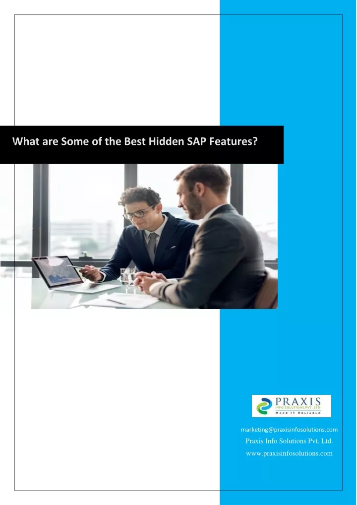 what are some of the best hidden sap features