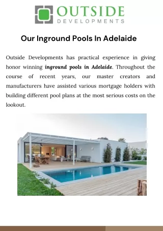 our inground pools in adelaide