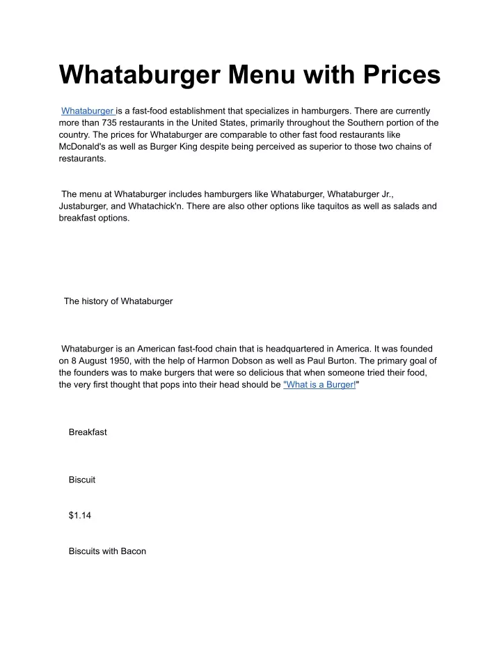 whataburger menu with prices