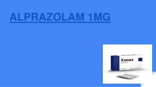 ALPRAZOLAM 1MG