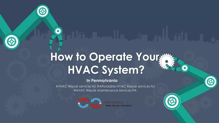 how to operate your hvac system