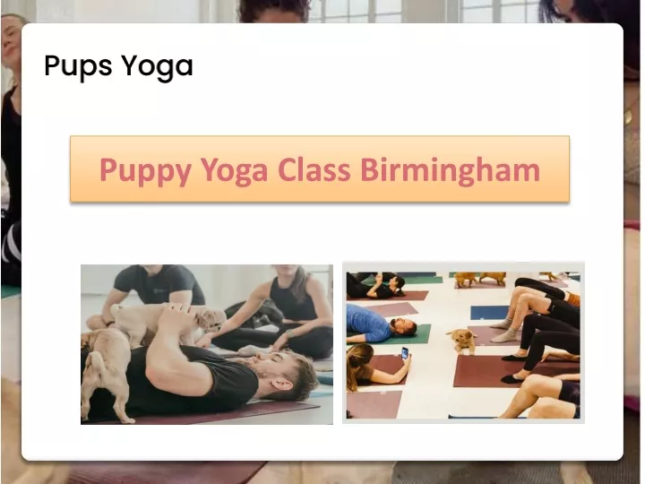puppy yoga class birmingham