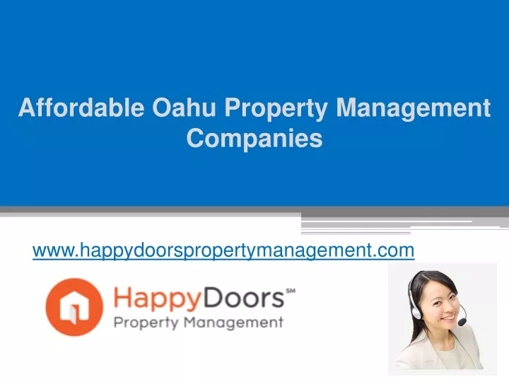 affordable oahu property management companies