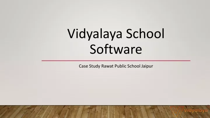 vidyalaya school software