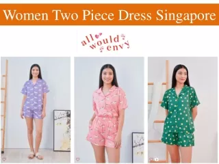 Women Two Piece Dress Singapore