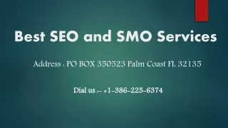 Best SEO and SMO Services