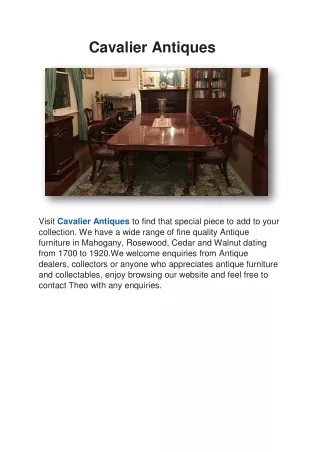 Cavalier Antiques