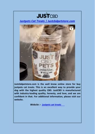 justpets cat treats justcbdpetstore com