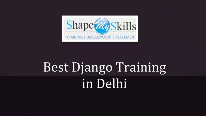 best django training in delhi