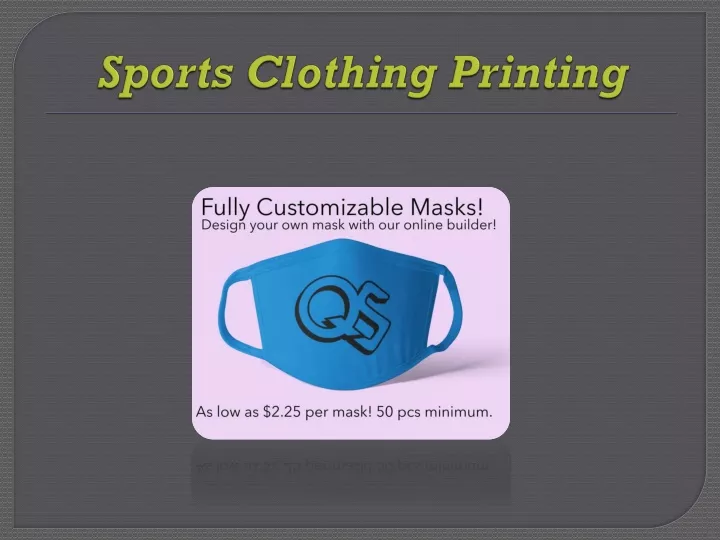 sports clothing printing