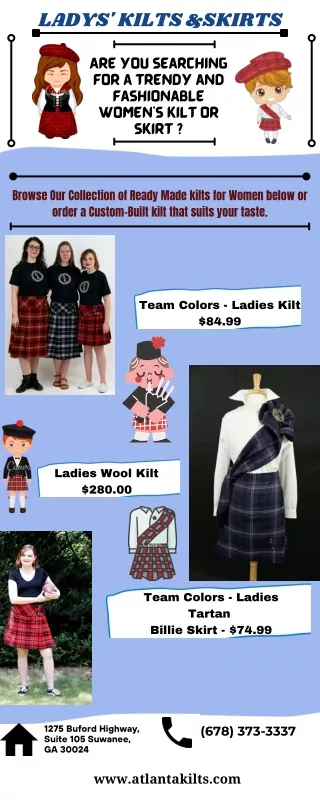 Lady Kilts & Skirts