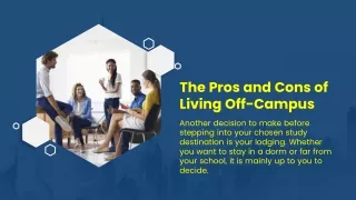 The Pros and Cons of Living Off-Campus