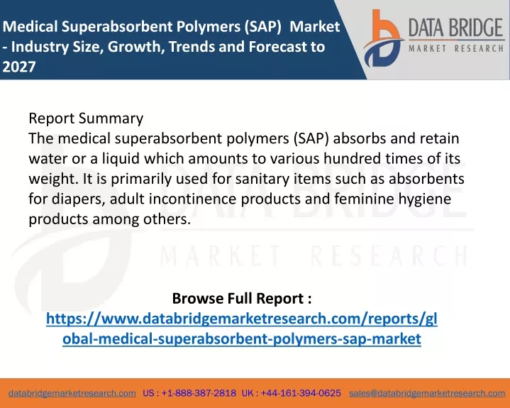 medical superabsorbent polymers sap market