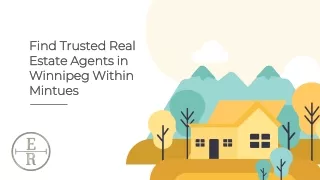 Find Trusted Real Estate Agents in Winnipeg Within Mintues