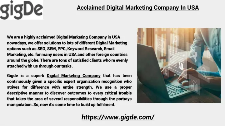 acclaimed digital marketing company in usa