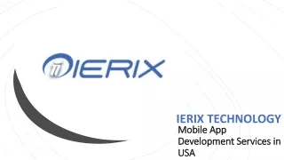 mobile app development services in usa