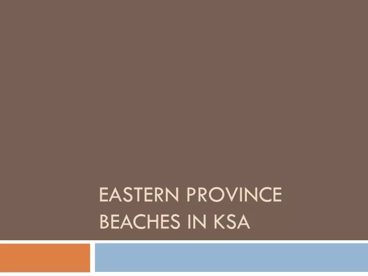 eastern province beaches in ksa