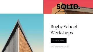 Rugby School Workshops - The SOLID Approach