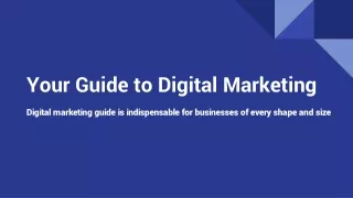 Your Guide to Digital Marketing