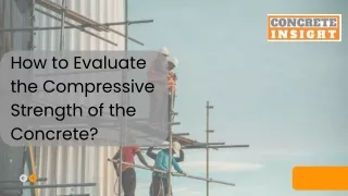 how to evaluate the compressive strength