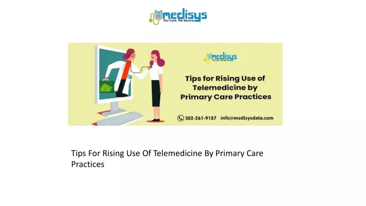 tips for rising use of telemedicine by primary