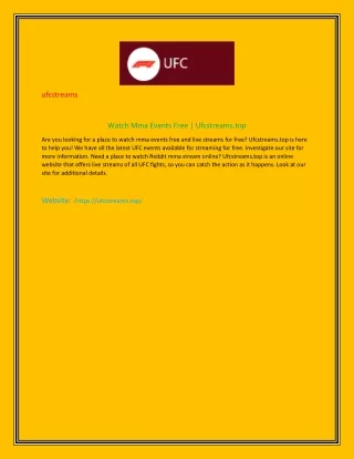 ufcstreams
