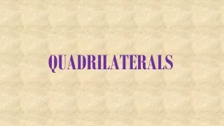 quadrilaterals