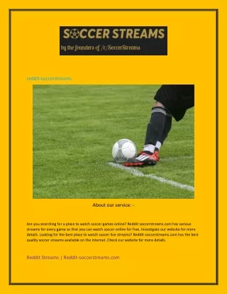 Reddit Streams  Reddit-soccerstreams