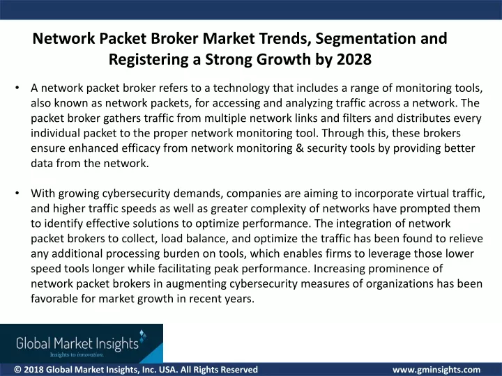 network packet broker market trends segmentation