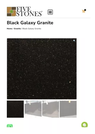 Exporter of Black Galaxy Granite India