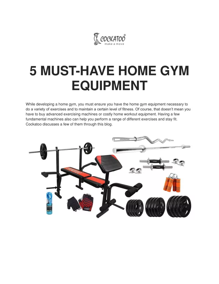 5 must have home gym equipment