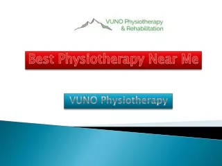 Best Physiotherapy Near Me